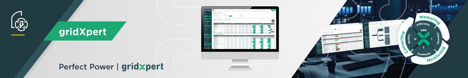gridXpert datacenter monitoring system for energy monitoring and power management in critical facilities
